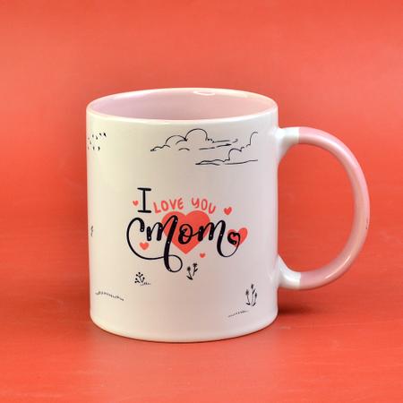 Designer I Love You Mom Mug