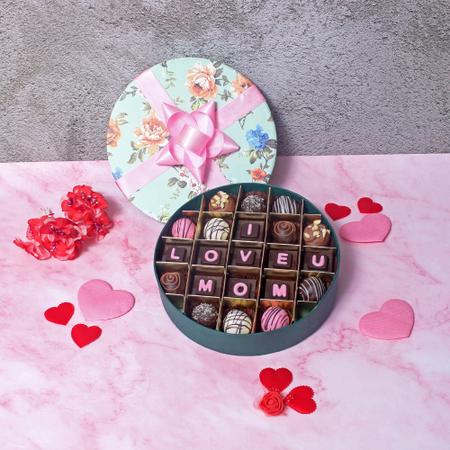 I Love U Mom Choco Truffle Box