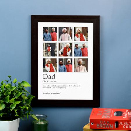 Personalized Dad Photo Frame
