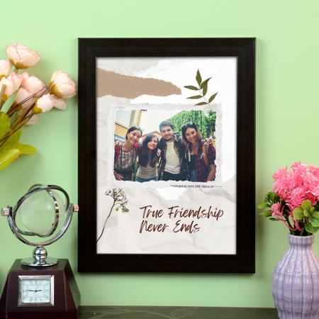 True Friendship Never Ends Photo Frame
