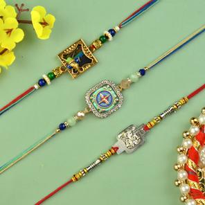 Graceful Designer Rakhi Set Graceful Designer Rakhi Set