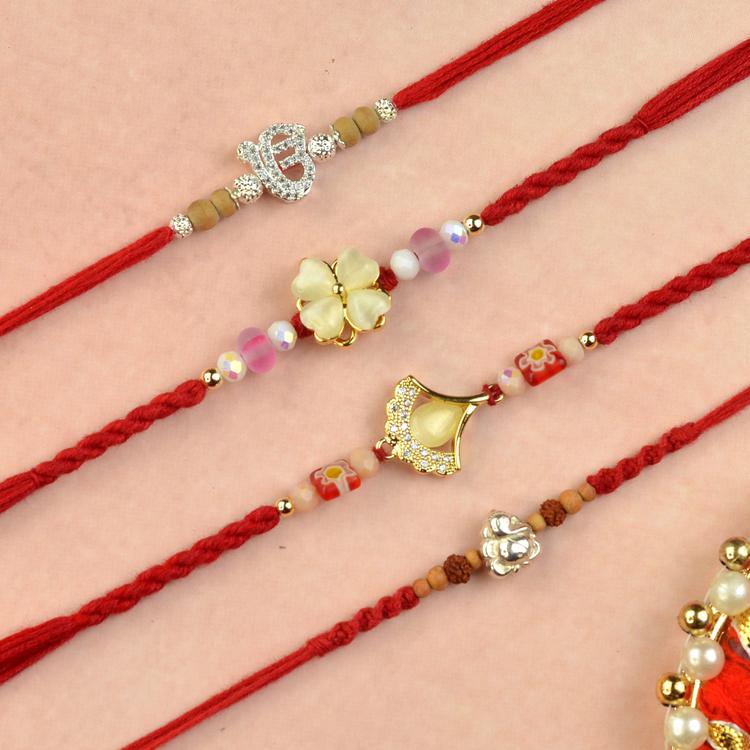 Minimalist Designer Rakhi Set