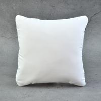 Mini White Square Pillow