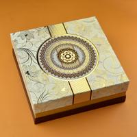 Golden Designer Square Box
