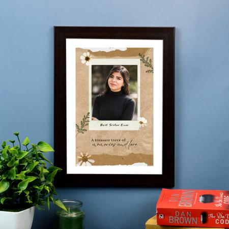 Best Sister Ever Personalized Frame