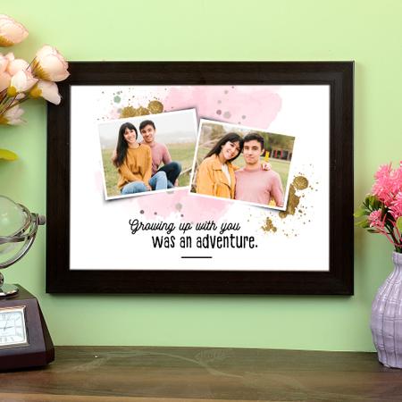 Growing Up with You Personalized Frame