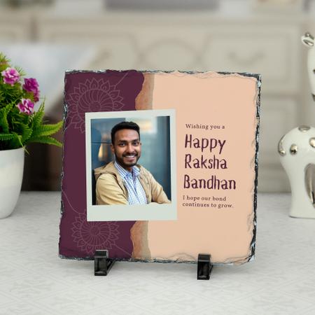 Happy Raksha Bandhan Photo Rock