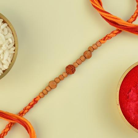 Rudraksh with Beads and Mouli Dori