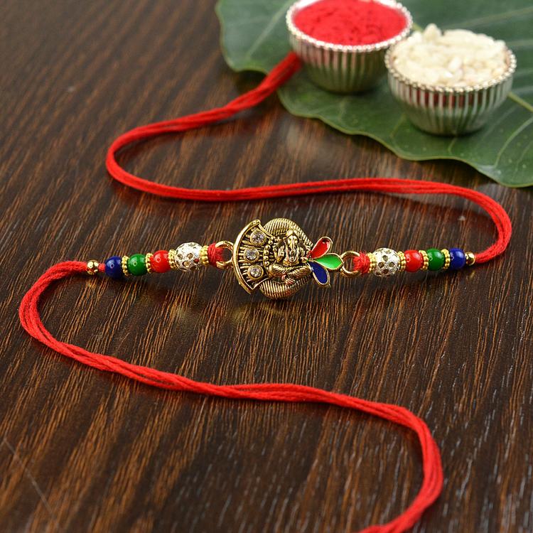 Ganesh by the Fan Rakhi