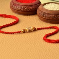 Stones Pearls Rudraksh Rakhi