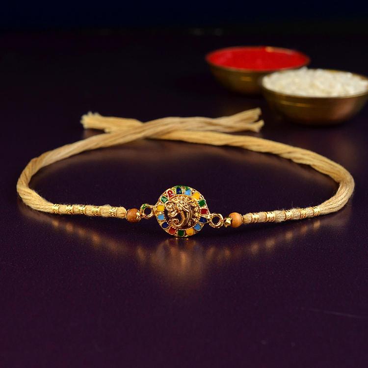 Colorful Medallion of Ganesh