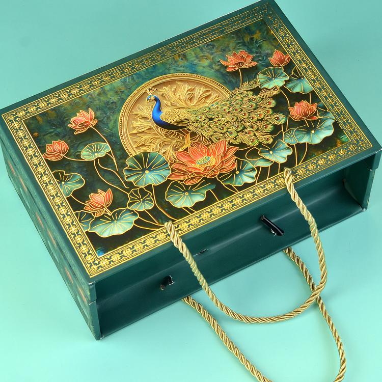 Regal Peacock Designer Box