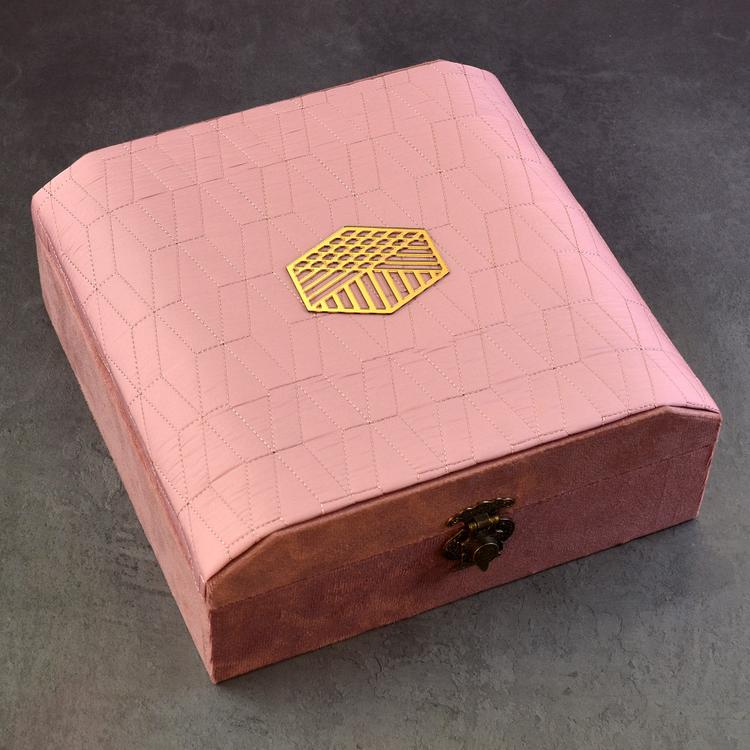 Elegant Velvet Pink Box