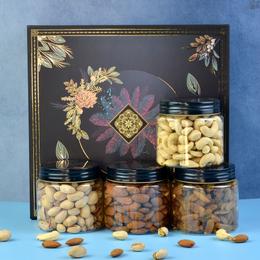 Antique Floral Dry Fruit Hamper