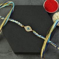 Regal Glittering Evil Eye Rakhi