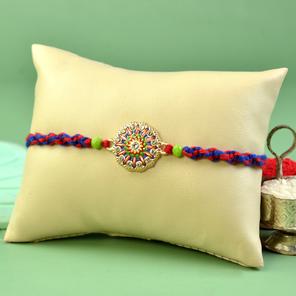 Vibrant Medallion Rakhi Vibrant Medallion Rakhi