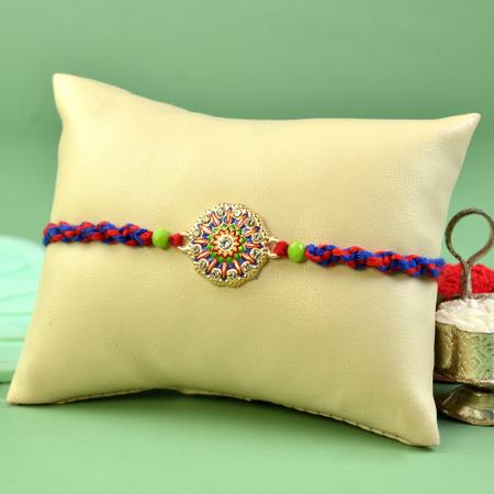 Vibrant Medallion Rakhi