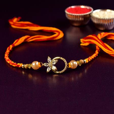 Flower on a Ring Mouli Rakhi