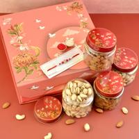Premium Rakhi Dry Fruits Jar Box