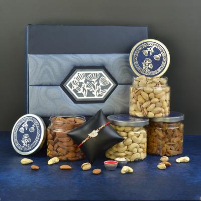 Rakhi Glam Dry Fruit Hamper Rakhi Glam Dry Fruit Hamper