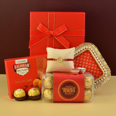 Radiant Red Rakhi Hamper