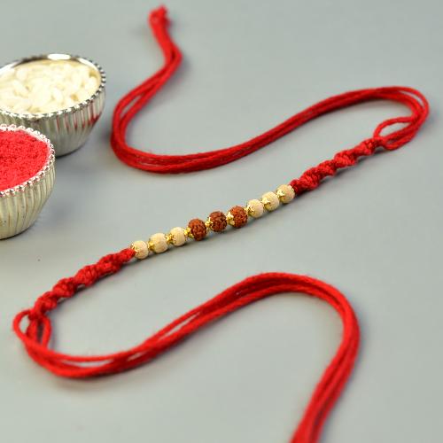 Triple Trio Rudraksh Rakhi