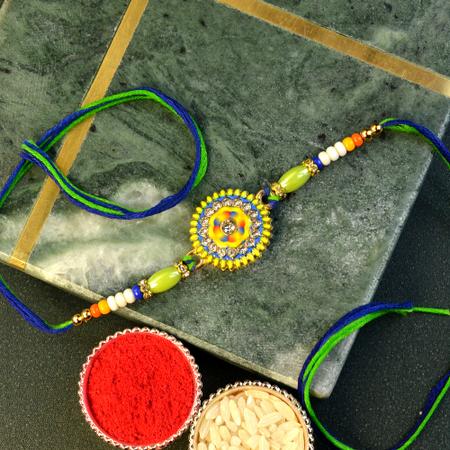 Flaring Medallion Rakhi