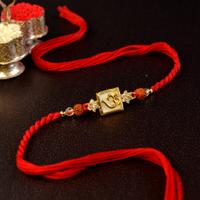 Om - Golden Square MOP Rakhi