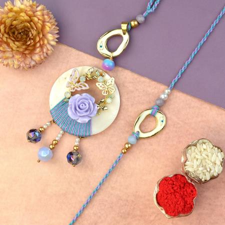 Uniquely Pastel Rakhi Lumba