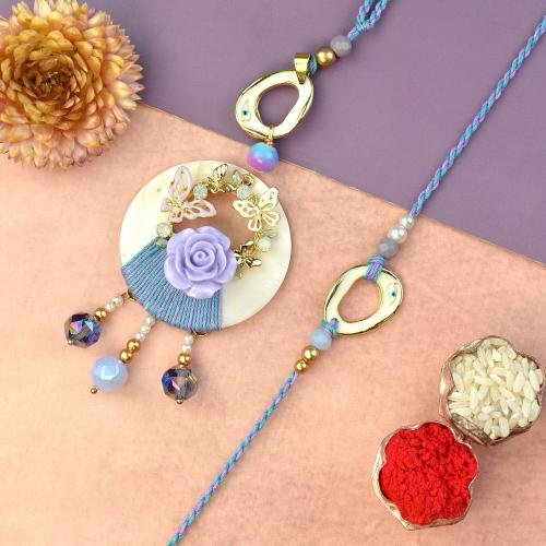 Uniquely Pastel Rakhi Lumba