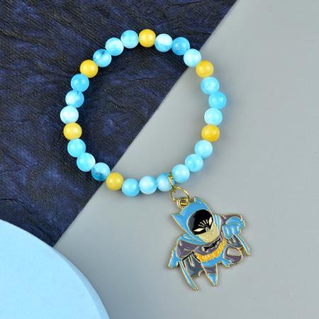 Batman Charm Beads Bracelet