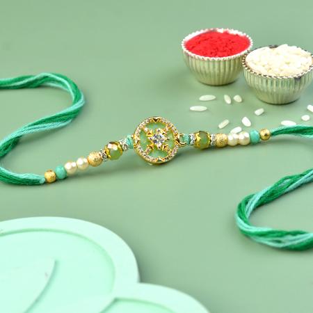 Cross Medallion in a Studded Ring