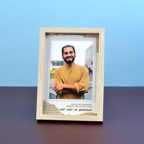Personalized Brother Wooden Frame Personalized Brother Wooden Frame