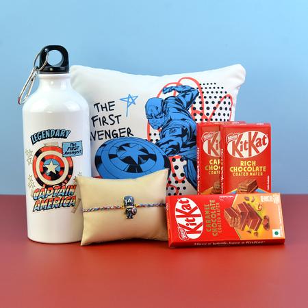 Captain America Rakhi Hamper