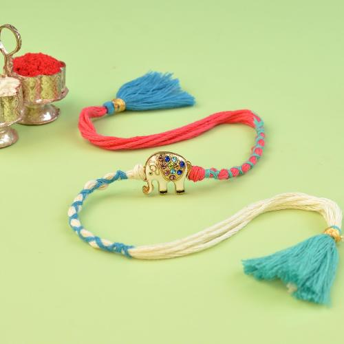 Cute Jumbo on the Trot Rakhi
