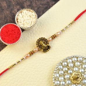 Ganesh with Halo Dori Rakhi