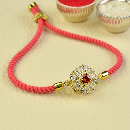 Square Crystals Spinner Rakhi