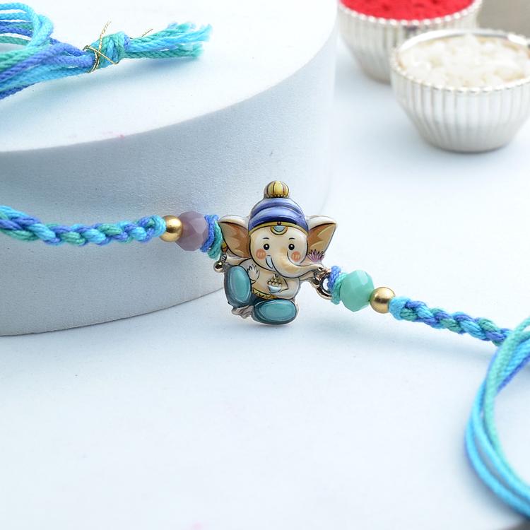 Cute Printed 3D Ganesh Rakhi