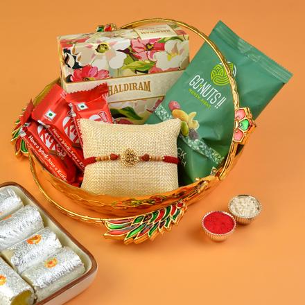 Traditional Rakhi Basket Hamper