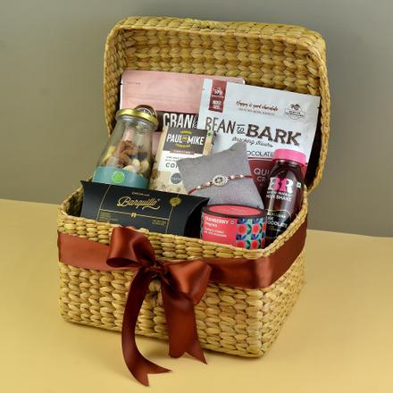 Gourmet Rakhi Indulgence Basket