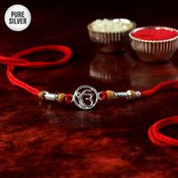 Pure Silver Ik Onkar Ring Rakhi