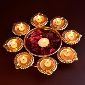 Designer Urli Diya Designer Urli Diya