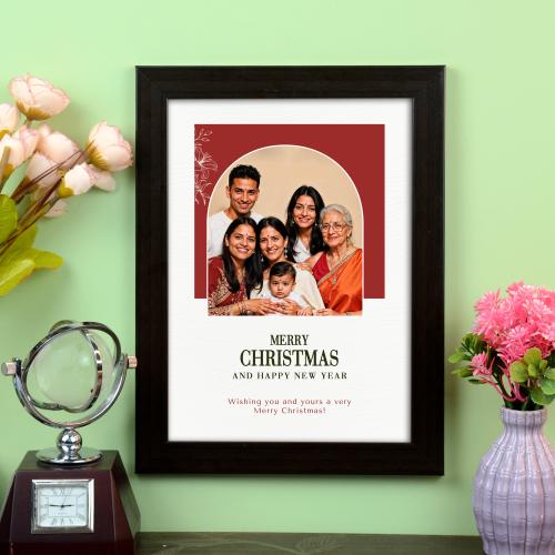 Personalized Merry Christmas Photo Frame