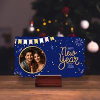 Personalized New Year Photo Rock