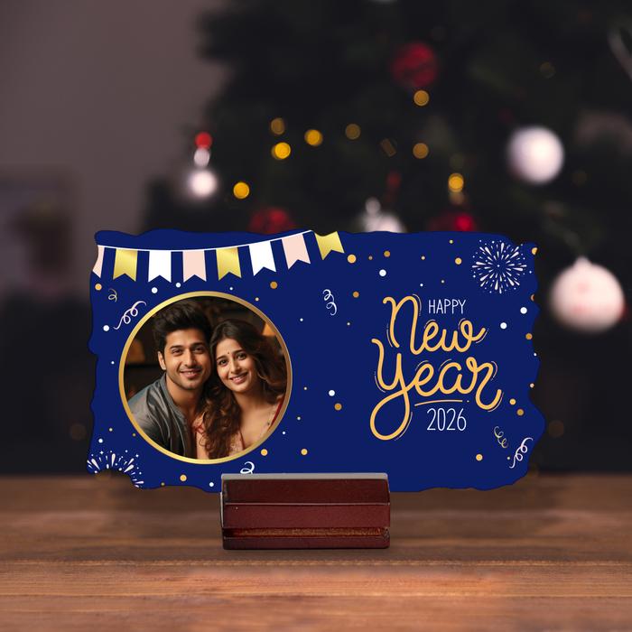 Personalized New Year Photo Stand