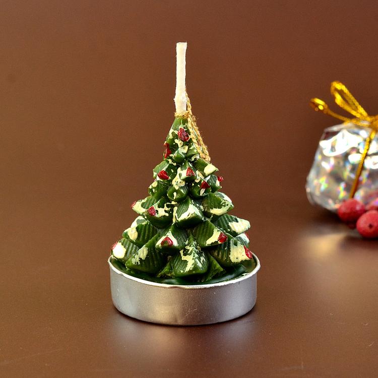 Mini Christmas Tree Candle