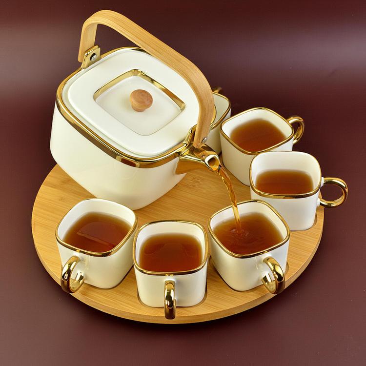 Premium Porecelain White Tea Set