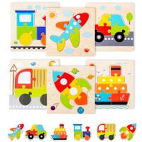 Wooden Jigsaw Puzzle Set