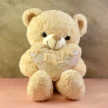 Beige Teddy with Heart