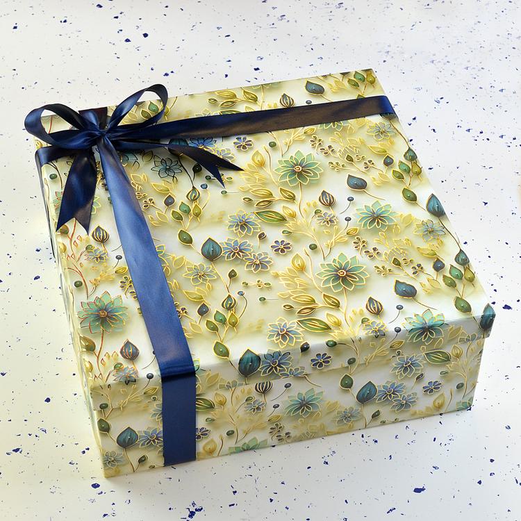Printed Floral Box